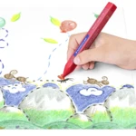 STAEDTLER Noris Club Jumbo 229 Wax Crayons, 12 pcs – Application