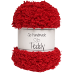 Go Handmade Teddy 17380 Warm red