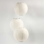 Paper Lamp, 20 cm (7.87 in), 1 pc White