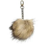 Go Handmade Pompon with metal chain, 11 cm