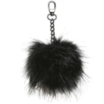 Go Handmade Pompon with metal chain, 11 cm
