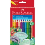Faber-Castell Jumbo Grip Watercolor Triangle 12 pcs