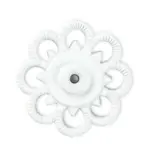 Prym Snap Fasteners Flowers, 2 pcs White