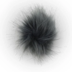 Pompom Acrylic, 12 cm Grey