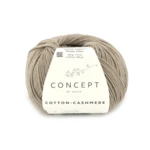 Katia Cotton-Cashmere 91 Grey beige
