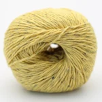 Erika Knight Gossypium Cotton Tweed 31 Lemon tart yellow