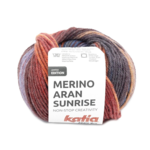 Katia Merino Aran Sunrise 302 Blue-Orange-Red