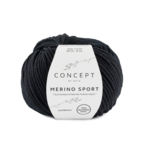 Katia Concept Merino Sport 002 Black