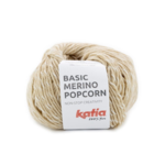 Katia Basic Merino Popcorn 105 Beige-white