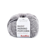 Katia Basic Merino Popcorn 103 Dark grey-white