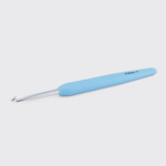 KnitPro Waves 2.0 Single Ended Crochet Hook (2.0-12.0 mm) 4.50 mm Sky blue