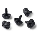 HobbyArts Safety Nose, Black 5 pcs 20 mm