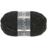 Lana Grossa Meilenweit 100 Tweed 126 Black