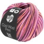 Lana Grossa Cool Wool Print 830 Pink/Rust/Mauve/Blackberry