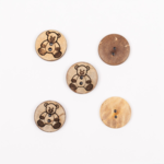 DROPS Bear (Coconut), Button, 15 mm (No. 813)