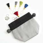 Lantern Moon Pouch For Stitch Markers Cloud (Silver)