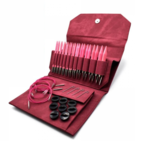 LYKKE Interchangeable Circular Needle Set Blush, Crimson, 5"