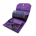 LYKKE Interchangeable Circular Needle Set Indigo, Violet, 13"