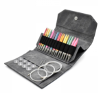 LYKKE Interchangeable Circular Needle Set Colour, Grey, 13"