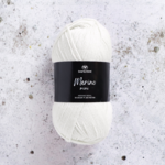 Svarta Fåret Merino Mini 30 Snow White