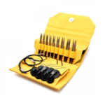 LYKKE Interchangeable Circular Needle Set Umber, Yellow, 3.5"