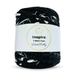 LindeHobby Inspire Print 09 Dark grey with white Mickey Mouse