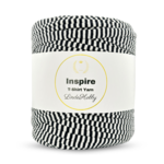 LindeHobby Inspire Print 32 White with narrow black stripes