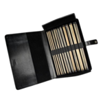 LYKKE Driftwood Single Point Needle Set, Black, 14"