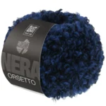 Lana Grossa Orsetto 107 Dark blue/Black