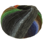 Lana Grossa Bomba 04 Rust/dark petrol/-olive/white-/grey green/purple/blackberry/grey yellow