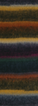 Lana Grossa Bomba 09 Nougat/mocha/blackberry/black blue/grey lilac/grey olive/anthracite