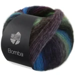 Lana Grossa Bomba 05 Dark petrol/petrol green/blue/purple/navy/green