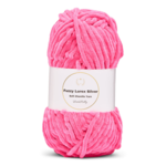 LindeHobby Fuzzy Chenille Silver Lurex 49 Neon pink