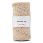 LindeHobby Macrame Lux, Rope Yarn, 1 mm 05 Beige