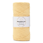 LindeHobby Macrame Lux, Rope Yarn, 1 mm 08 Light yellow