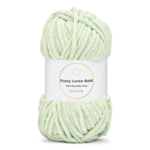 LindeHobby Fuzzy Chenille Gold Lurex 03 Mint green