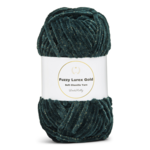 LindeHobby Fuzzy Chenille Gold Lurex 19 Dark green nepheline