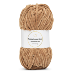 LindeHobby Fuzzy Chenille Gold Lurex 22 Nescafe