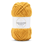 LindeHobby Fuzzy Chenille Gold Lurex 16 Mustard