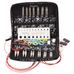 ChiaoGoo Interchangeable Circular Needle Set Twist Red Lace, Complete, 4"