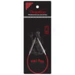 ChiaoGoo Circular Needles Knit Red Stainless Steel (9"-40") 9"