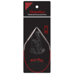 ChiaoGoo Circular Needles Knit Red Stainless Steel (9"-40") 12"
