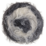 Lana Grossa Basta Mista 109 White/Light gray/Medium gray/Dark gray/Charcoal