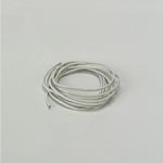 HobbyArts Leather Cord, 1 m, White 1.00 mm