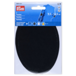Prym Faux Suede Elbow Patches, 3.74" x 5.71" (9.5x14.5 cm) Black
