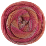 Lana Grossa Gomitolo Gala 4032 Grey purple/pink/tomato red/orange yellow