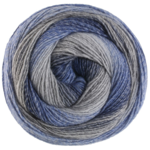 Lana Grossa Gomitolo Gala 4030 Mouse grey/grey/steel blue/navy blue/sapphire blue/light grey