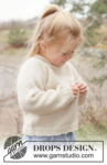 50-19 Little Snow Sweater by DROPS Design