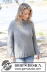 263-36 Slate Ridge Sweater by DROPS Design