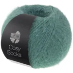 Lana Grossa Cosy Socks 06 Sage green